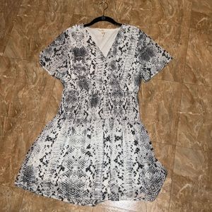 Snake Print Dress